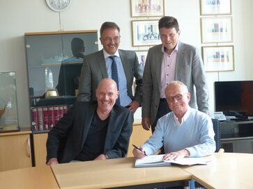 Foto mit Manfred Wagner, Andreas Viertelhausen und Ralf Niggemann