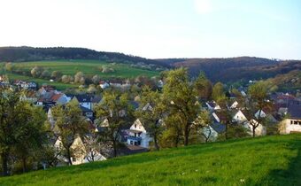 Der Wetzlarer Stadtteil Blasbach von oben