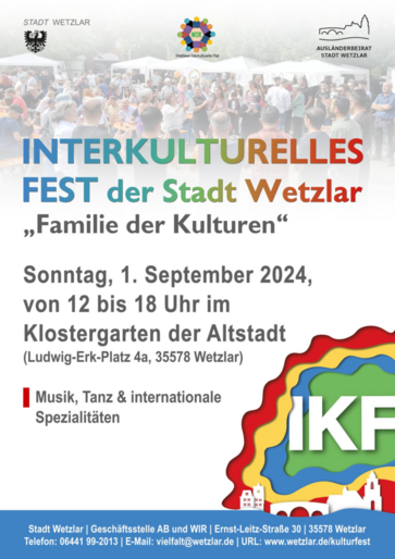 Plakat Interkulturelles Fest 2024