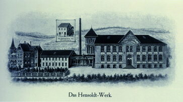Das Hensoldt-Werk um 1900 in der Sophienstraße