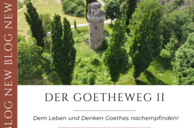 Der zweite Teil des Goethewegs.